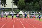 Womens under-17s 100 metres, 2023 Northern Under-13s, Under-15s and Under-17s, Middlesbrough.  Photo: David T. Hewitson/Sports for All Pics
